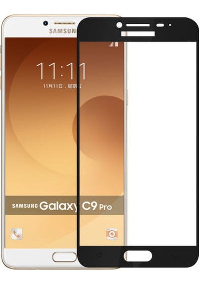 Samsung Galaxy Uyumlu C9 Pro Fiber Nano Kırılmaz Ekran Koruyucu