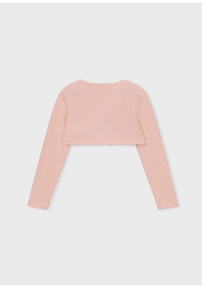 Mayoral Kız Çocuk Merserize Bolero Pembe