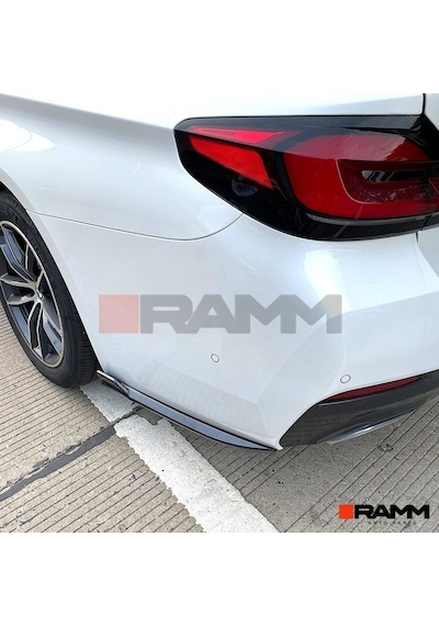 Bmw G30 M-tech Arka Tampon Bıçağı Sağ-sol Parlak Karbon