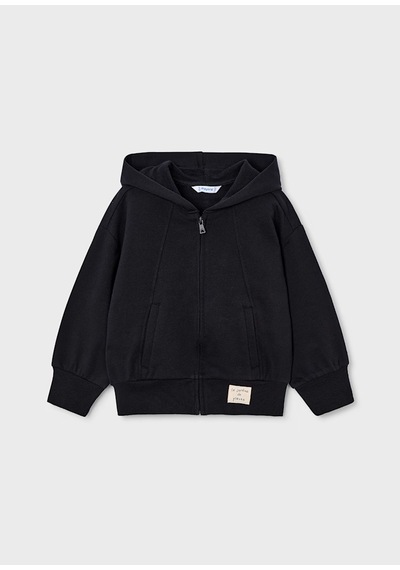 Mayoral Kız Çocuk Fermuarlı Sweatshirt 4449 Siyah