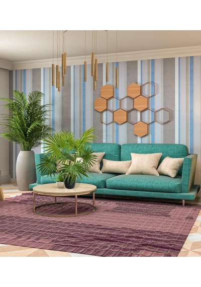 Yapay Çiçek Yelpaze Palmiye 8 Dal 50x40Cm Salon Çiçeği Plastik Si