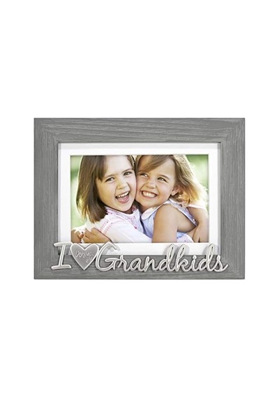 Malden Love My Grandkids Mat Resim Çerçevesi, 21,5 Cm G X 16,5 Cm Y X 1,90 Cm D , Gri