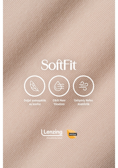 Auw Kadın İp Askılı Pamuklu Modal Basic Atlet 3'lü - Softfit Ten
