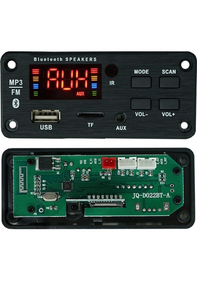 "ses Yükseltmesi İçin Renkli Lcd Ekranlı Araba Bluetooth Mp3 Kod Çözücü Kartı"