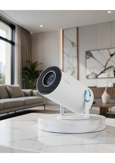 Ayaklı Taşınabilir Mini Projektör 720p Android 11.0 Uczzzayaklıprojeksiyonn1