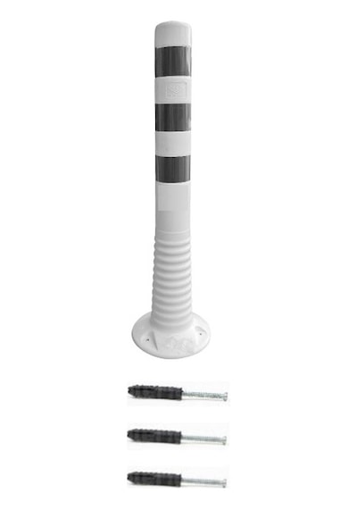 Beyaz Renk Otopark Düzenleyici 75 Cm Eco Delinatör