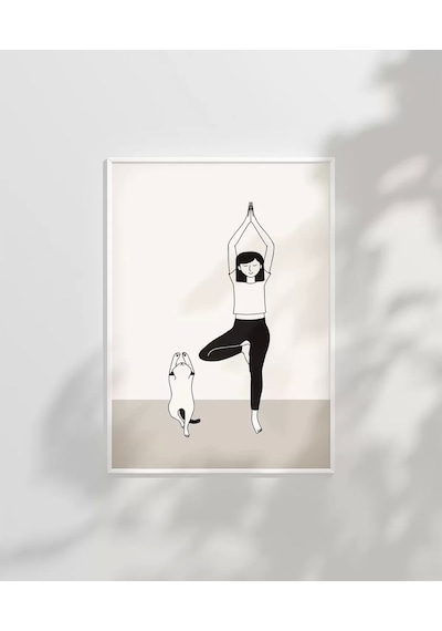 Çerçevesiz Poster Mırıldayan Denge
