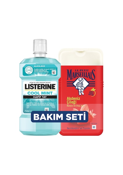 Le Petit Marseillais Çilek 250ml + Listerine Coolmint 250ml Diğer