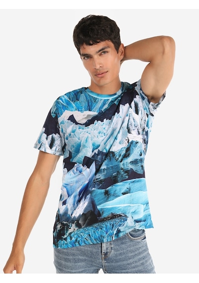 Colin's Colins Mavi Erkek Tshirt K.Kol 001