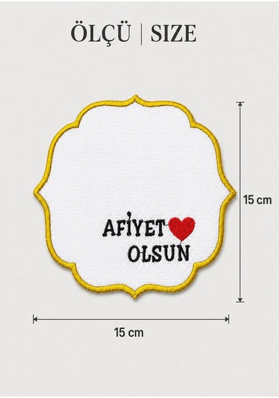 Gold Nakış İşlemeli 6'lı Kahve Yanı Sunum Peçetesi Çeyizlik Kahve Altı Sunum Peçetesi Zelmira Gümüş