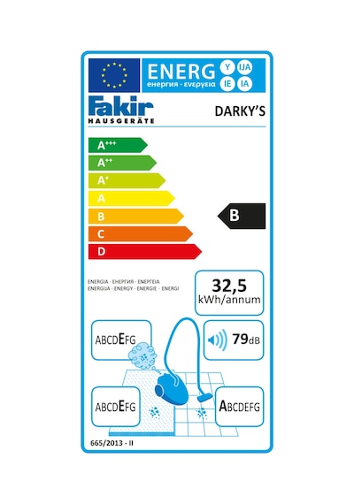 Fakir Darky's 2si 1 Arada Dikey Kablolu Kuru Vakum Süpürgesi