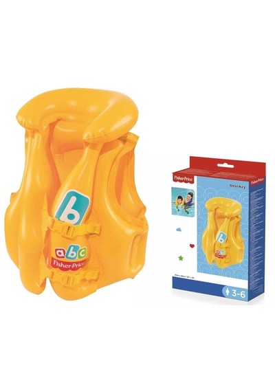 Fisher Price Can Yeleği 51x46 Cm Bestway Yelek - 93515 Lisinya Sarı