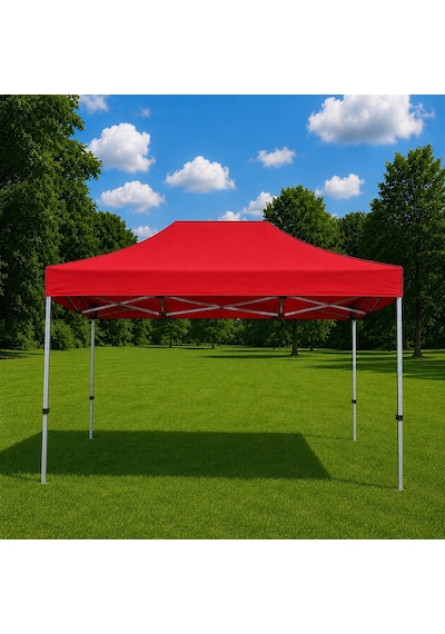 Yek Outdoor Teleskopik 3x2 Bagaj Boy Otomatik Gazebo Çardak Gölgelik Bahçe Kamelyası Asorti Renk Çok Renkli