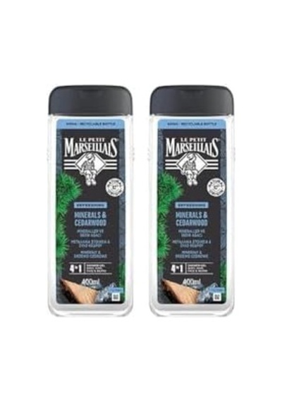 Men Mineraller Ve Sedir Ağacı Duş Jeli 400 Ml X2 Açık Mavi
