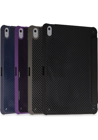 Newface Apple Uyumlu iPad Pro 11 2024 Kılıf Color Karbon Tablet Kılıfı - Der