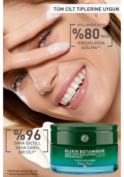 Yves Rocher Gündüz Kremi - Yaşlanma Karşıtı Bitkisel Bakım / Elixir Botanique-50 Ml-20975