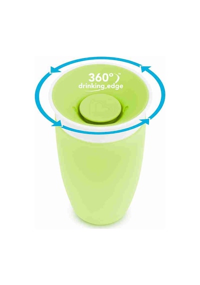 Munchkin Mucize 360° Alıştırma Bardağı, 12 Ay+, 296 ML Yeşil