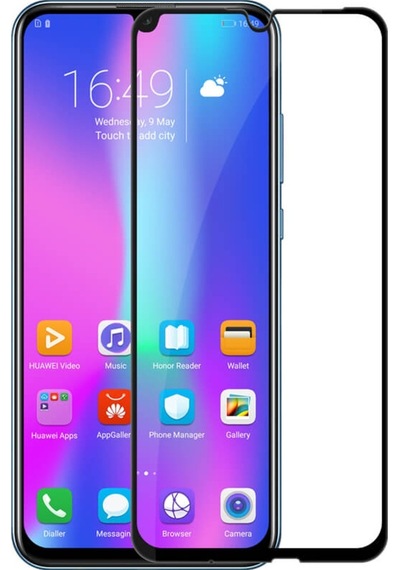 Huawei P Smart 2019 Tam Kaplayan Nano Kırılmaz Cam Ekran Koruyucu