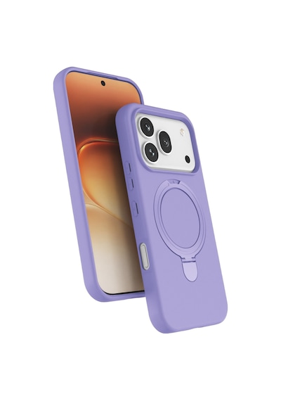 Newface Huawei Honor 600 Pro Regal Magsafe Standlı Kapak Lila