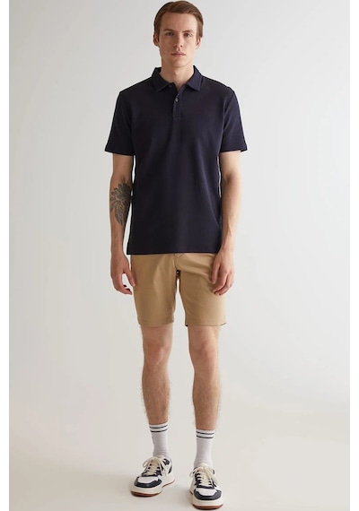 Gant Men's Slim Fit Chino Bermuda Shorts Erkek Dar Kesim Kanvas Bermuda Şort Bej
