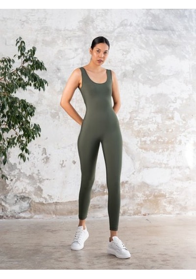 Arkası Büzgülü Scrunch Butt Spor Tayt Tulum