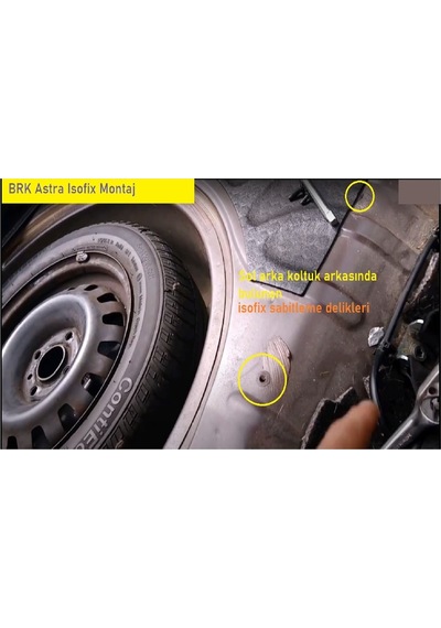 Brk Opel Astra Isofix Aparatı 1998-2013 Model Uyumlu