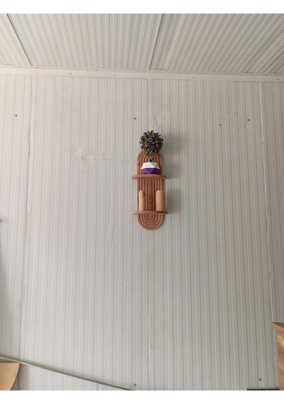 Arya Dekoratif Duvar Raf Kolay Monte Şık Kitaplık