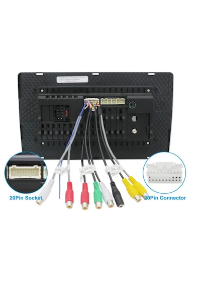 Mikrofon Girişli Android Multimedya Double Teypler İle Uyumlu 20 Pin Amfi Rca Kablo Demeti Diğer