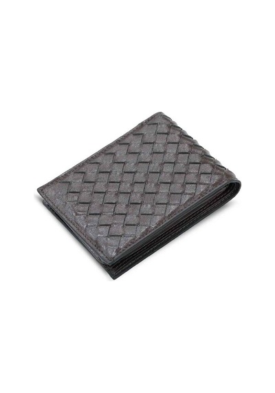 Guard Kahverengi Hakiki Deri Örgü Desenli Erkek Cüzdan // Grd260225wt1072 Diğer