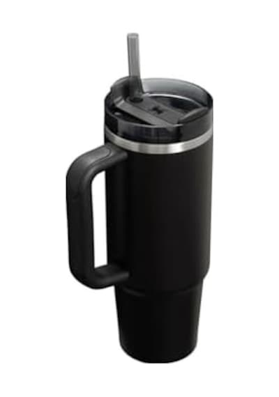Pipetli Termos Bardak, 0.89 L Açık Beyaz