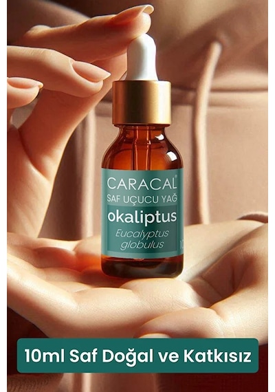 Caracal Saf Okaliptus Yağı Doğal Okaliptus Uçucu Yağı 10 Ml Okaliptüs Yağı