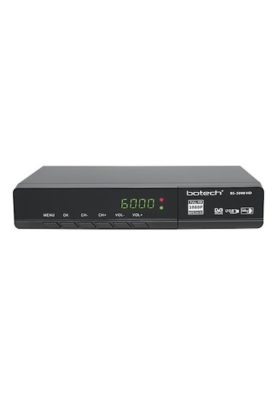 Botech Bs 5000 Hd Kasalı Uydu Alıcısı Scart Girişli
