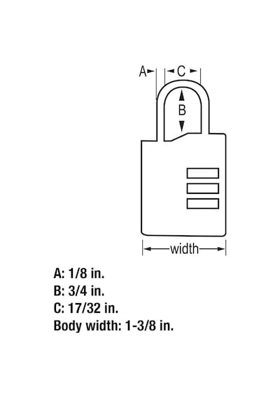 Master Lock 4684t Kendi Kombinasyonunuzu Ayarlayın Tsa Onaylı Bag Diğer