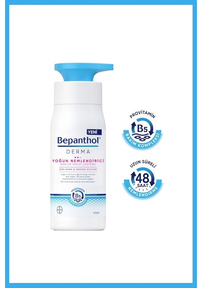 Derma Yoğun Nemlendirici 400 Ml Losyon & 10 Adet Yoğun Nemlendirici Losyon 10 Ml