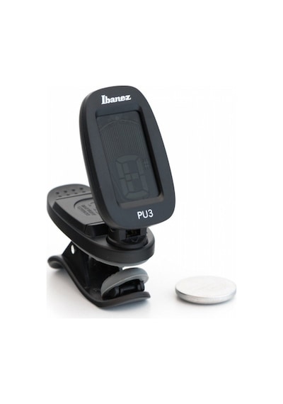 PU3-BK Akort Aleti - Tuner Chromatic Kromatik Clip Tuner - Black