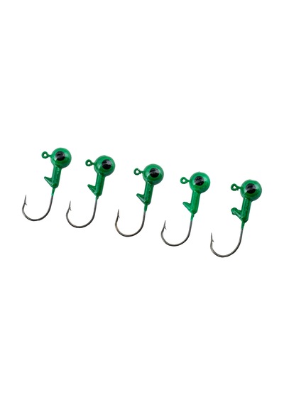 Jighead - Zoka - Kurşunlu Olta İğnesi - Xh-a 02 - Yeşil - 21 Gr