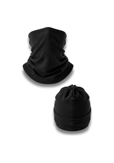 Sıngle Sword 2 Li Set Unisex Kışlık Polar Boyunluk & Bere Olan Çok Amaçlı Soğuk Hava Korumasıı 0//si Siyah - 812958316 Siyah
