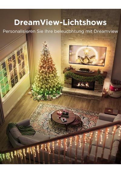 Govee Noel Işıltılı Dize Işıklar, İç Mekan Noel Peri Işıkları, 250 Led'li 20m Rgbwıc Işıklar, Noel Süslemeleri İçin 140+ Dinamik Sahne Modu, Alexa İle App Kontrolü Siyah Govee Noel Işıltılı Dize Işıklar, İç Mekan Noel Peri Işıkları, 250 Led'li 20m Rgbwıc Işıklar, Noel Süslemeleri İçin 140+ Dinamik Sahne Modu, Alexa İle App Kontrolü Siyah