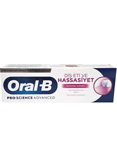 Oral-b Pro Science Advanced Diş Eti Ve Hassasiyet Mükemmel Koruma Diş Macunu 75 Ml