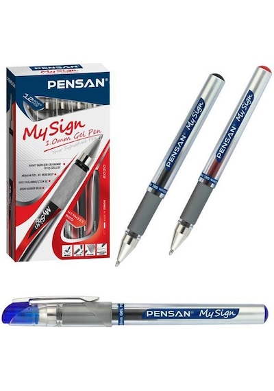 Pensan My Sign Jel 1.0 MM Mavi 12li Roller Kalem
