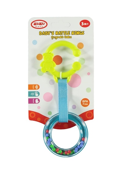 Zuzu Oyuncak Çıngıraklı Halka 04122 Sarı