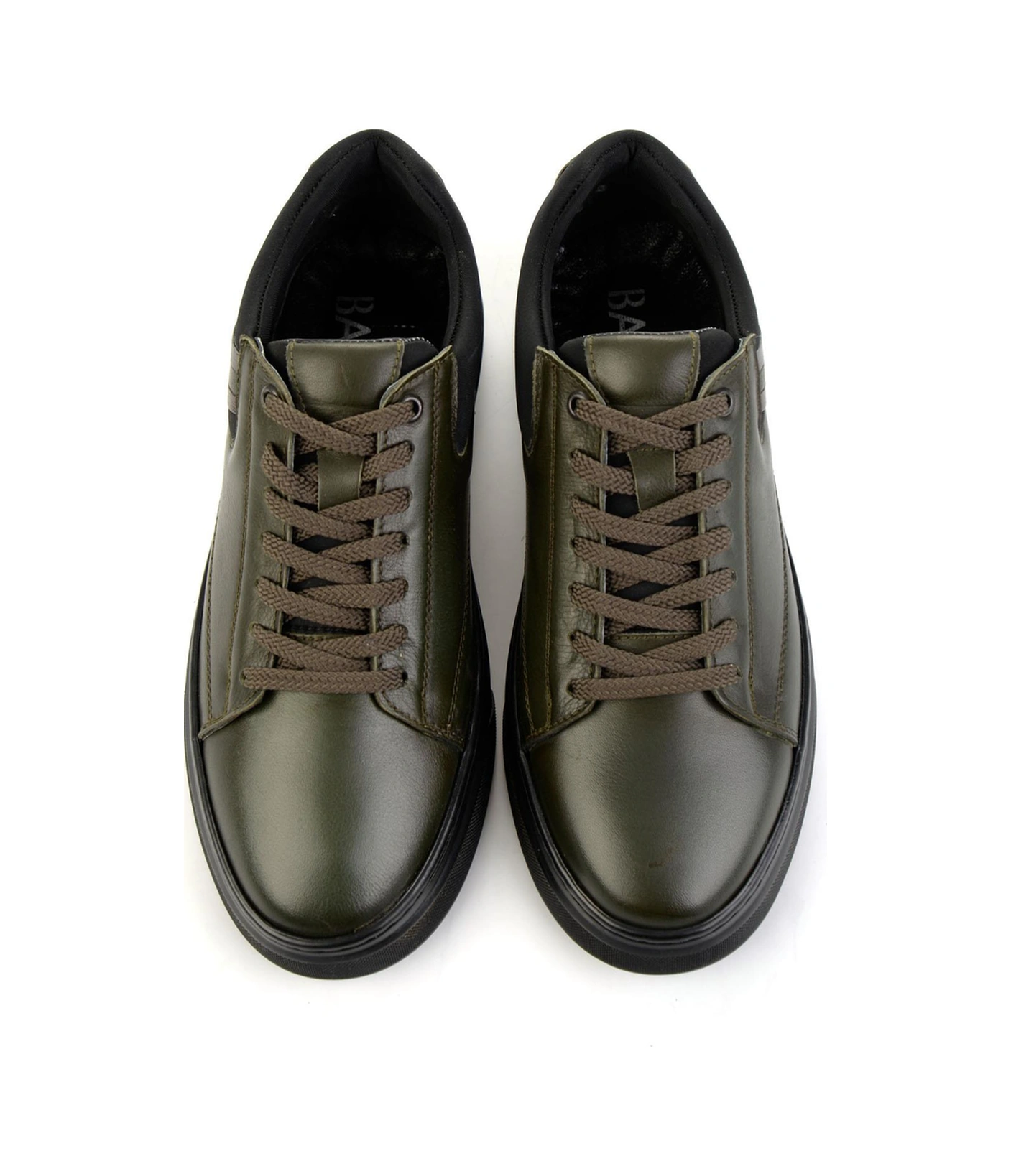 Bambi Haki Hakiki Deri Erkek Sneaker E01082011203 Haki