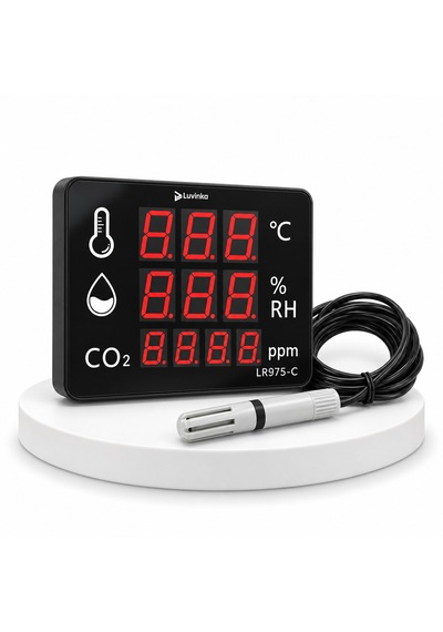 Luvinka Lr975-c Led Karbondioksit, Sıcaklık Ve Nem Ölçer