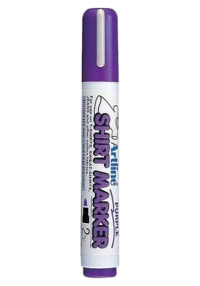 Shirt 2 Mm Mor Marker Kalemi Çok Renkli