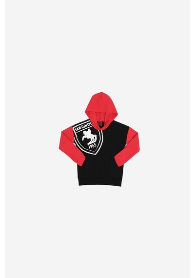 Arma Baskılı Kapüşonlu Çocuk Sweat SiYAH