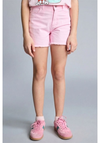 Defacto Gabardin Şort Kız Çocuk H1514a826hspn343 Pembe-pn343