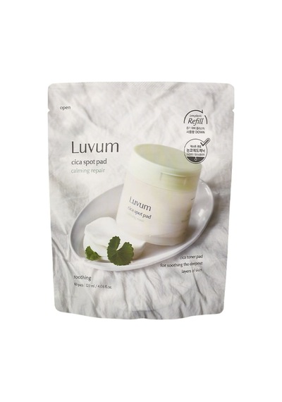 Luvum Yatıştırıcı ve Sakinleştirici Tonikli Ped Luvum Cica Spot Pad Calming Repair Refill ( yedek paket )