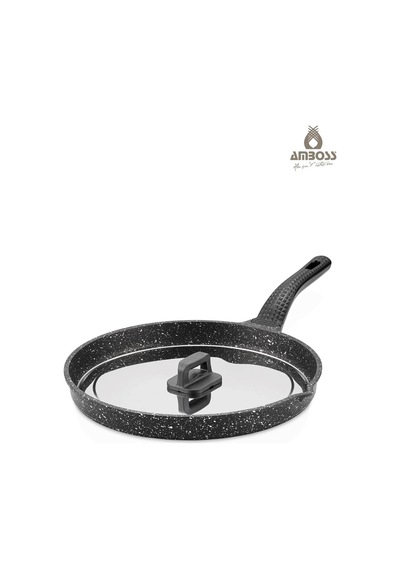 Döküm Granit Kapaklı Balık Tavası 34 Cm Tek Renk