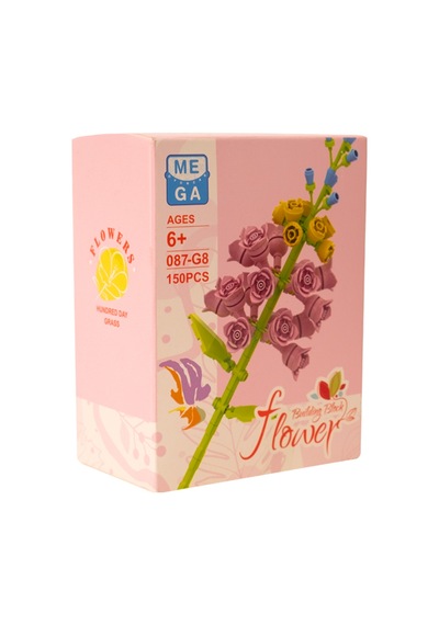 Building Block Flower 150 Parça Çiçek Aslanağzı
