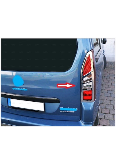 Peugeot Partner Tepee Krom Stop Çerçeve 2 Parça 2008-2012 P.Çelik